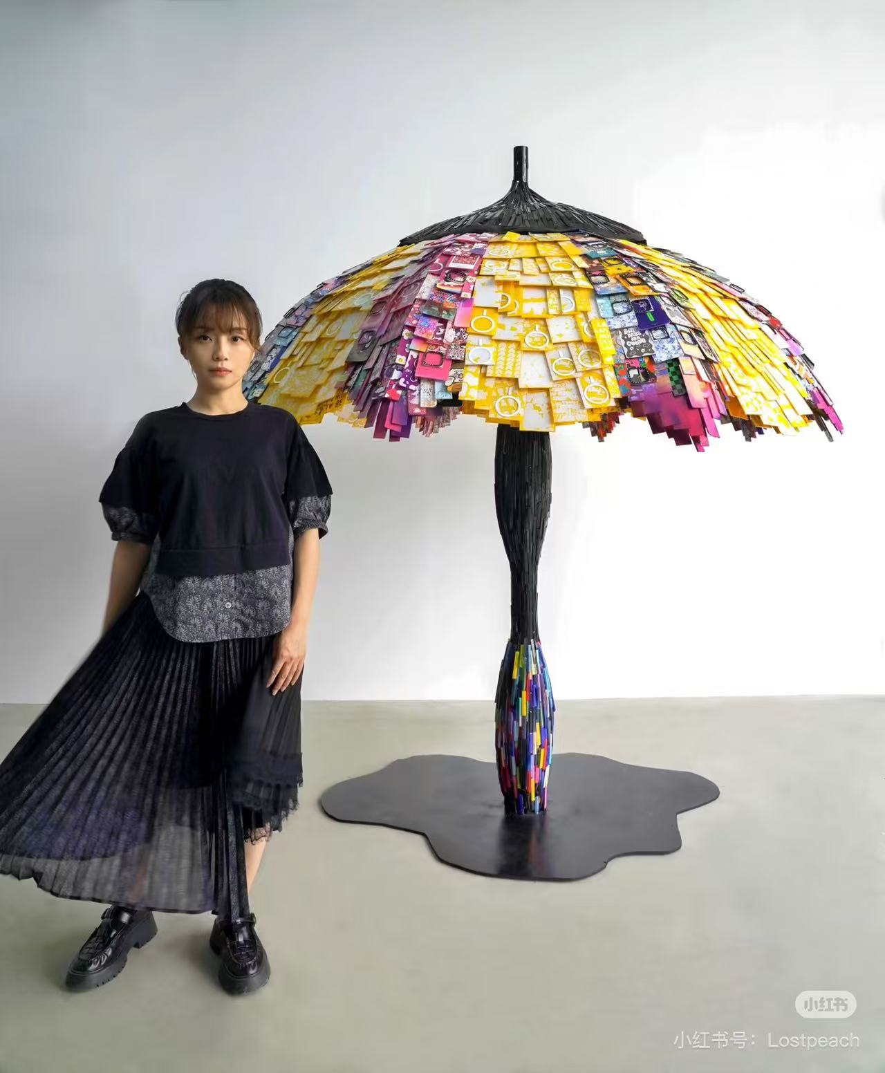 A Dazzling Art Installation Made of Discarded Phone Cases | Sunshade
